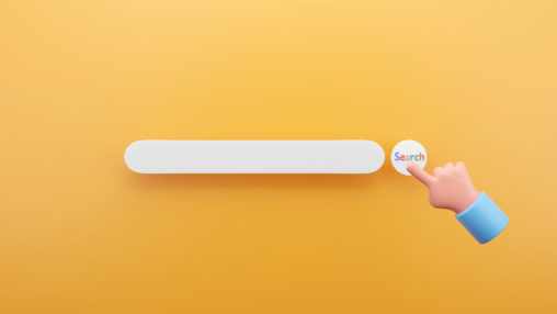 サーチバーのイラスト