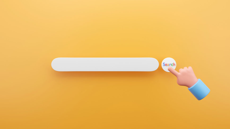 サーチバーのイラスト