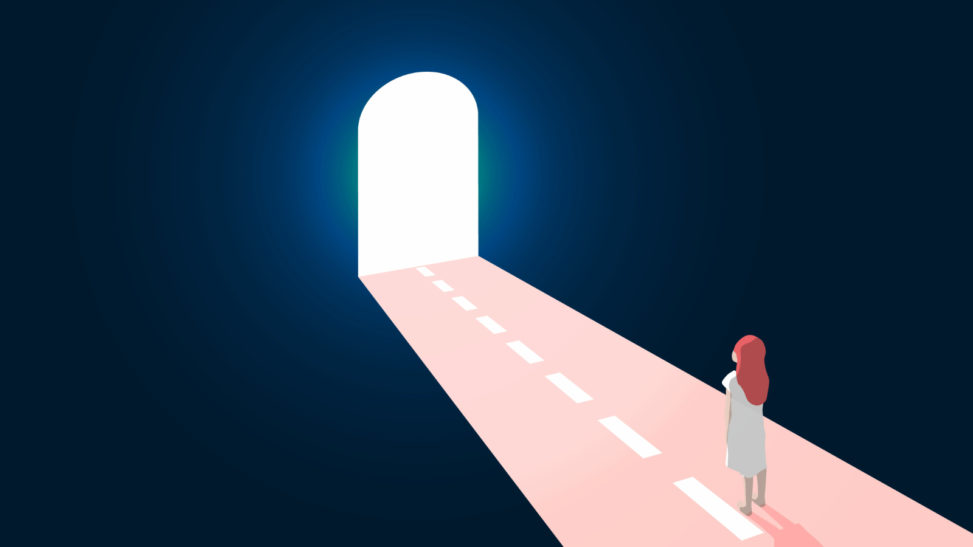 open the door to the new path